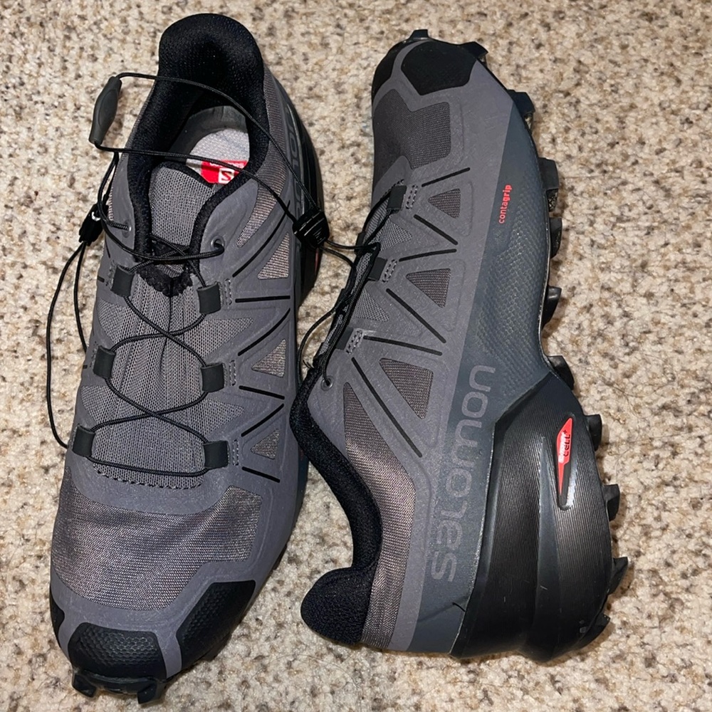 Salomon speed cross 6 size 8 woman’s ortholite contragrip